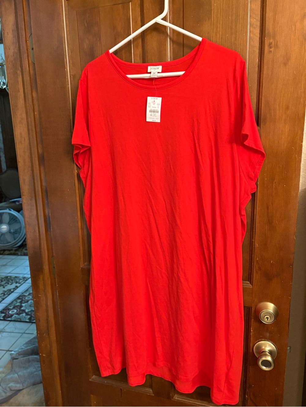J. Crew 3 piece bundle. All 3x. Red dress & stripe shirt NWT ! - Picture 7 of 10